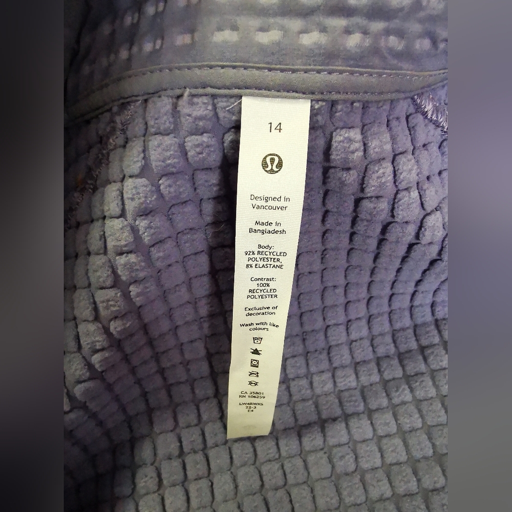 lululemon athletica Lavender Quilted Vest with High Collar - Picture 13 of 15